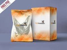 Aluminum Pouch And Box Mockup Psd Template Psdfreebies Com Box Mockup Mockup Psd Psd Templates