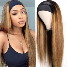 Free delivery and returns on ebay plus items for plus members. Amazon Com Unice Ombre Blonde Straight Headband Wig Human Hair For Black Women Brazilian Remy Hair Glueless Honey Blonde None Lace Front Human Hair Half Wig T1b412 Colored 18 Inch Beauty