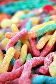 Mr Vice President Sour Worms Sour Candy Gummy Candy
