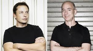 Jeff Bezos Elon Musk Presentation Demo Skills Presentation Guru