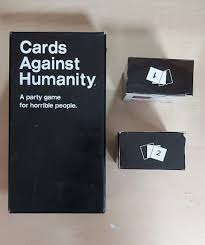 How to make cards against humanity 1) download the pdf and take it to a print shop. Cards Against Humanity Original Set Extension Toys Games Board Games Cards On Carousell