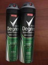 2x Degree Deodorant Mens Dry Spray Overtime 48 Hr Antiperspirant 3 8 Oz 79400343697 Ebay