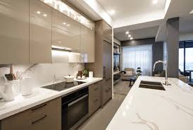 Get free shipping on qualified white in stock kitchen cabinets or buy online pick up in store today in the kitchen department. Chelsea Taupe High Gloss And Manhattan Barely White Oak Modern Kitchen Toronto By Aya Kitchens And Baths Houzz