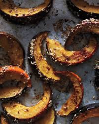 Roasted Squash With Sesame Seeds And Cumin Recipe Recipe Acorn Squash Roasted Squash Acorn Squash Recipes