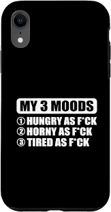 Amazon.com: iPhone XR Hungry Horny Tired Horny Man Case : Cell Phones &  Accessories