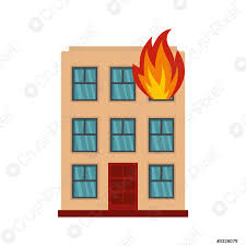 Fein haus ausmalbilder galerie färbung iragri com. Brennendes Haus Flacher Stil Stock Vektorgrafi Crushpixel