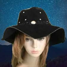 Green Suede Hat: Stevie Nicks Theme