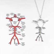 Circle Of Willis Necklace Sciencejewelry1824 Sciencejewelry Graduationgift Circle Of Willis Science Jewelry Medical Jewelry