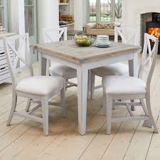 Signature Grey Square Extending Dining Table And Four Chairs Extendable Dining Table Square Dining Tables Dining Table