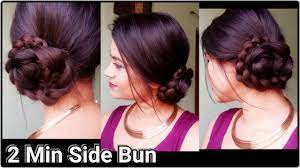 Trendy Hairstyles For Sarees Will Improve The Look Especially When You Are Dressed Up For Special Occasio Medium Hair Styles Indian Hairstyles Long Hair Styles