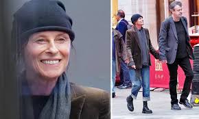 Eighties pop icon looks unrecognisable as she shops in London with her  husband