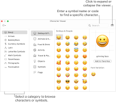 Copy and paste emojis for twitter, facebook, slack, instagram, snapchat, slack, github, instagram, whatsapp and more. Use Emoji And Symbols On Mac Apple Atbalsts Lv