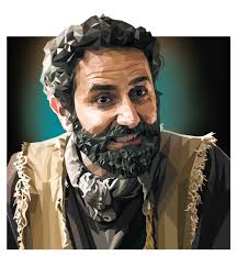 Who is the person with the distinctive eye?