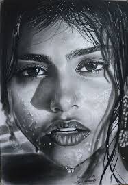 10/28/24 class with model Janine. She's a great model! Ebony pencil and  charcoal pencils.