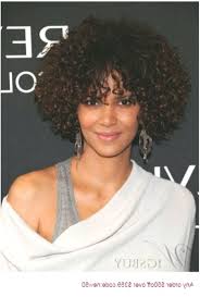 Halle berry hairstyles with natural hair. Halle Berry Frisur Super Charming Afro Medium Curl Lace Front Perucke 100 Echthaar 14 Medium Natural Hair Styles Curly Hair Styles Mid Length Curly Hairstyles