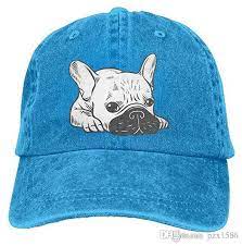 Pzx Men Womens Cream Frenchie Black Mask Dyed Washed Cotton Denim Baseball Cap Hat Uk 2021 From Pzx1586 Gbp 6 57 Dhgate Uk Denim Baseball Cap Caps Hats Black Mask