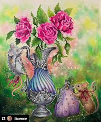 Sharing Colored And Art Pages On Instagram Repost Lilicence Get Repost Jewelry Box By Hanna Karlzo Coloring Book Art Color Pencil Art Coloring Books