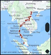 Draw a direct route between two airports, or multiple airport pairs. What Is The Distance From Kuala Lumpur Malaysia To Hanoi Vietnam Google Maps Mileage Driving Directions Flying Distance Fuel Cost Midpoint Route And Journey Times Mi Km