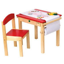 Art Table Chair Set Red Kids Art Table Toddler Art Table Kids Table And Chairs