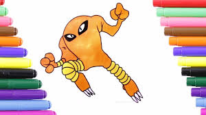 299 x 231 file type: Pokemon Hitmonlee Coloring Page For Kids Coloring Book Youtube