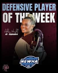 Congrats to sophomore defensemen #9 Ashley Wright on being ...
