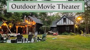 Basement family room 5 photos. How To Set Up A Movie Theater Outside Archives Homemakers Blog Hm Etc