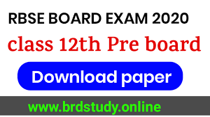 Download cbse class 12th revision notes for chapter 13 amines in pdf format for free. Rbse Class 12th Pre Board Paper 2020 Download Pdf Brdstudy Online