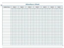 Printable Attendance Sheet Excel Attendance Sheet Template Attendance Sheet Attendance Chart