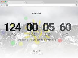 Apr 11, 2021 · season one page coming soon template. 3d Parallax Responsive Coming Soon Template Imminenet