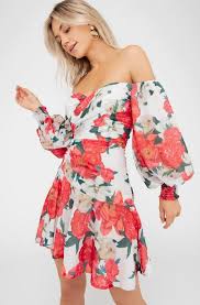 Floral Vivid Bloom Dress Cocktail Dresses Sheike Shop Online Dresses Floral Tops Floral