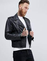 Get This Mango S Leather Jacket Now Click For More Details Worldwide Shipping Mango Man Leather Biker Jacket Black Jacket By Mango Smooth Leather Notch