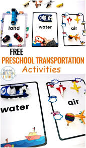 Preschool Transportation Theme Printables Sorting Land Air Water Transport Natural Beach Living Transportation Activities Transportation Preschool Activities Transportation Preschool