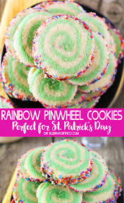 These irish cookies, along with the irish lace cookies are a favorite among my irish friends. Rainbow Pinwheel Cookies Kleinworth Co