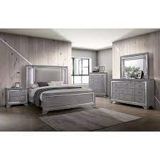 This collection will also please everyone searching. Alanis 6 Piece Bedroom Set In Light Gray Finish By Furniture Of America Foa Cm7579