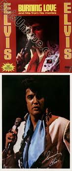 Elvis 'burning love' with the royal philharmonic orchestra. Popsike Com Elvis Presley Burning Love Hits From His Movies Still Sealed Bonus Photo Lp Auction Details