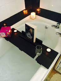 Load yours up with a diffuser, a cup of tea, and that face mask you've been meaning to try. Bath Caddy Bath Shelf Black Bath Caddy Birthday Gift Gift Bad Caddy Badkamer Bad