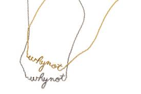 Why Not Necklace Delicate Necklace Necklace Pretty Jewellery
