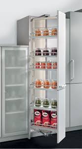 Allmilmo Inserts Arena S With Chromed Flat Rails Pantry Pull Swing Modern Kitchens Allmilmo Kitchen Cabinet Storage House Design Kitchen Kitchen Design