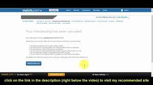 Click account in the menu bar. How To Delete Your Match Com Account How To Cancel Your Match Membership Youtube