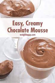 Fast And Easy Creamy Chocolate Mousse Is Delicious To Better Health Recipe Easy Chocolate Mousse Desserts Mousse Recipes Easy