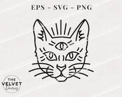 Cat Eye Tattoo Etsy