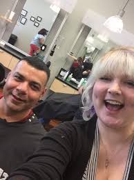 Nick and Judy are at Great Clips waiting for me to get done with my haircut.