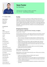 Get inspiration for your resume, use one of our professional templates, and score the job you want. 18 Car Mechanic Resume Examples Ideas Resume Examples Car Mechanic Resume