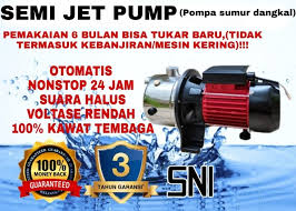 Ukuran dan jenisnya sangat diperlukan oleh kalangan umum dari. Mesin Pompa Air Semi Jet Pompa Jet Pump Stainless Steel Sumur Dalam Barang Yang Dicari Di Carousell
