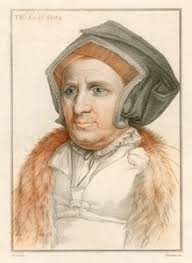 Margaret Bacon, Lady Butts, lady-in-waiting at Henry VIII's court  (engraving)