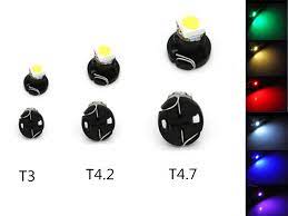 T2 or t3 bulbs are offered as incandescent, leds and other types of lighting. 5pcs Led Light T3 T4 2 T4 7 Instrument Bulb T3 Led Red T4 2 Blue T4 7 Led Clock Lights Led Air Conditioning Light Bulb Led Bulbs Tubes Aliexpress