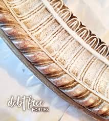 The world's most mirroriest mirror paint. How To Paint A Mirror Frame Easy Diy On A Budget Debt Free Forties
