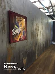 Neuer Glanz Im Pargahaus Heute Haben Wir Unsere Erste Musterwand Im Pargahaus In Cortenstahl Fertig Gestellt Pargahaus Marmorputz Wandbeschichtungen Wande