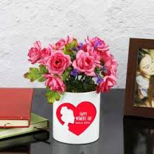 · roses that last 12 months Personalized 8 March International Women S Day Pink Roses In Flower Pots Personalized 8 March International Women S Day Pink Ros Color Pink