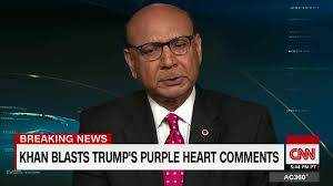 Khan to Trump: Put Purple Heart back